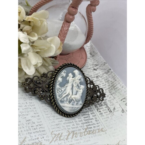 Greek Roman God Goddess Hair Clip Bronze barrette Artemis Aphrodite Hercules new - Picture 7 of 14